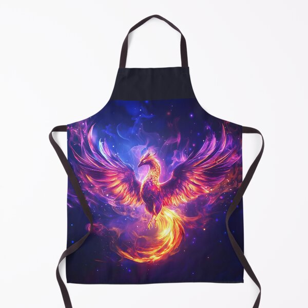 Item preview, Electric purple and fire phoenix illustration designed and sold by Checho30.