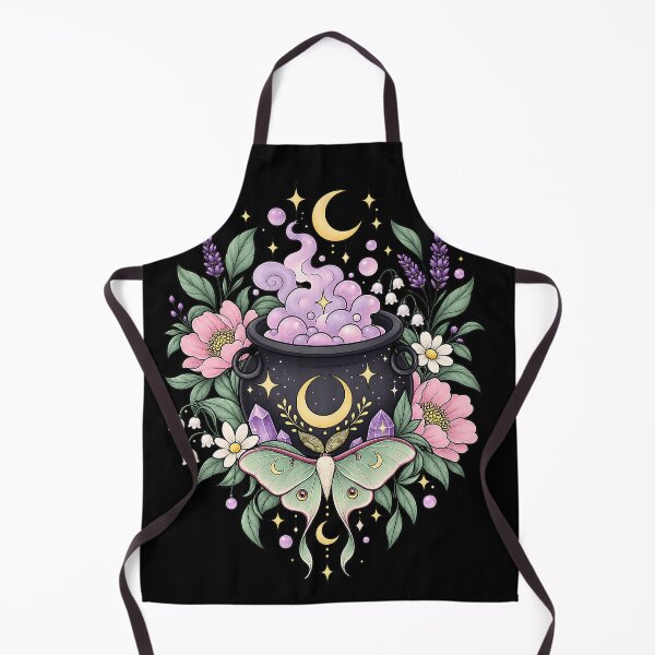 Item preview, Witchy Cauldron Luna Moth Celestial Botanical Art designed and sold by TadeoNivar.