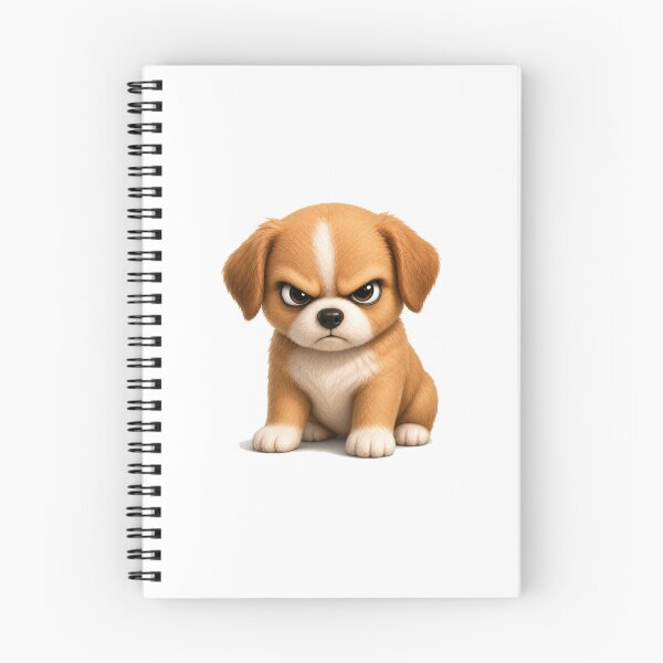 Item preview, Cute Angry Puppy – Grumpy Dog designed and sold by reanacreations.