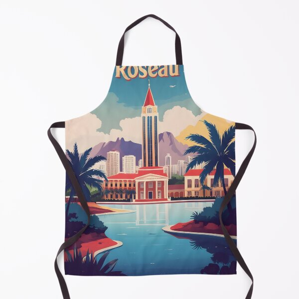 Item preview, Roseau Dominica Vintage Travel Tourism designed and sold by TravelersGems.