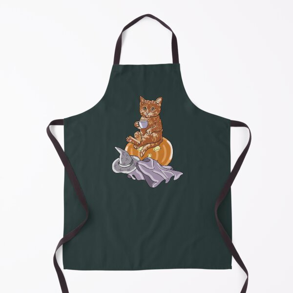 Item preview, Cat Witch on Pumpkin: Whimsical Halloween Magic, Coffee & Spooky Movie Vibe designed and sold by LeshanArt.