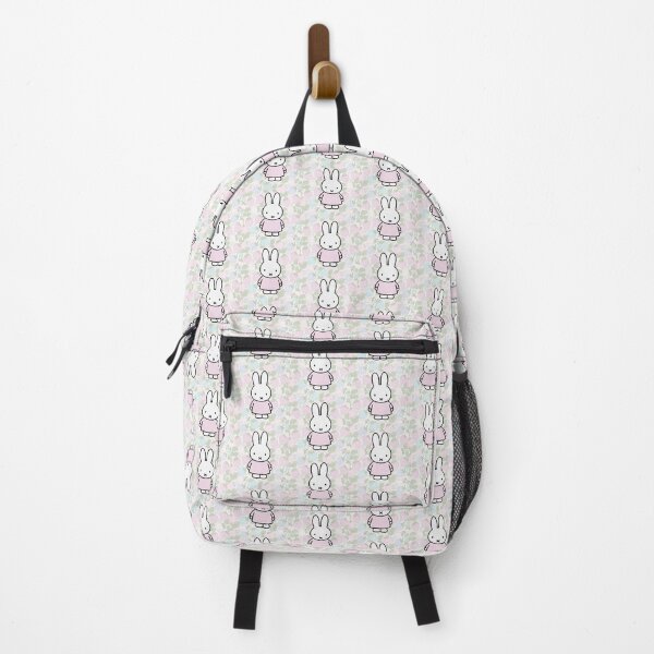 Item preview, Pastel Pink Variation Strawberry Background and Miffy Inspired  designed and sold by Cozy Moss Studio.