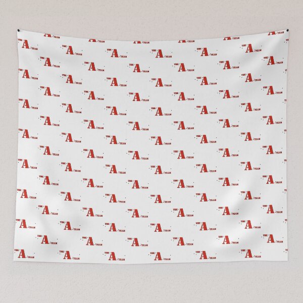 Item preview, The Ateam Red Text Bullet Holes | Perfect Gift For You And Friends designed and sold by OmarJallad.