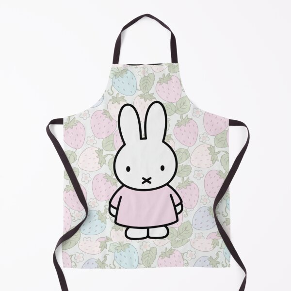 Item preview, Pastel Pink Variation Strawberry Background and Miffy Inspired  designed and sold by Cozy Moss Studio.