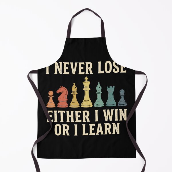 Item preview, I Never Lose Either I Win Or I Learn Chess Player Strategy Game designed and sold by Doodleoub.