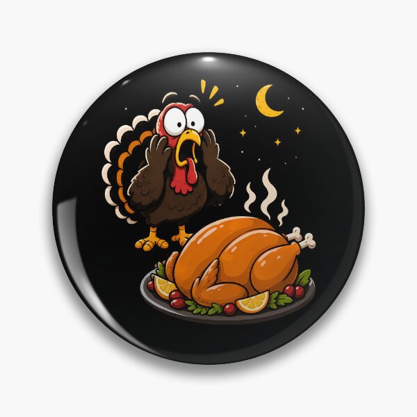 Item preview, Funny turkey shocked by its own dinner designed and sold by rafaeltto.