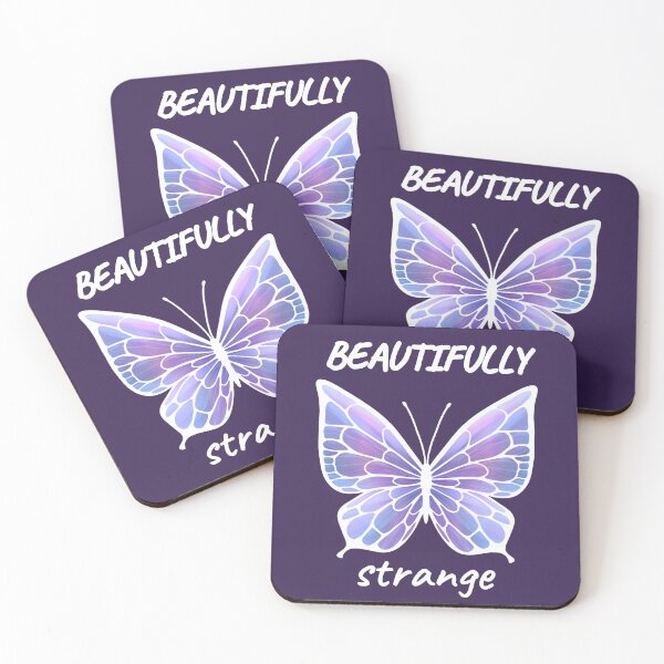 Item preview, Beautifully Strange Butterfly – Purple & Lavender Moth Art designed and sold by OddBloomPNG.