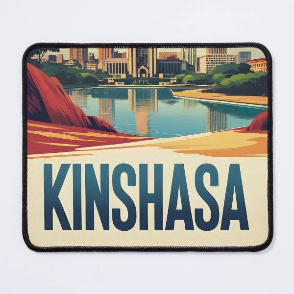 Item preview, Kinshasa DR Congo Vintage Travel Tourism designed and sold by TravelersGems.