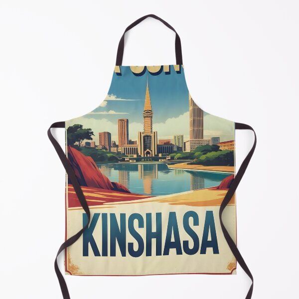 Item preview, Kinshasa DR Congo Vintage Travel Tourism designed and sold by TravelersGems.