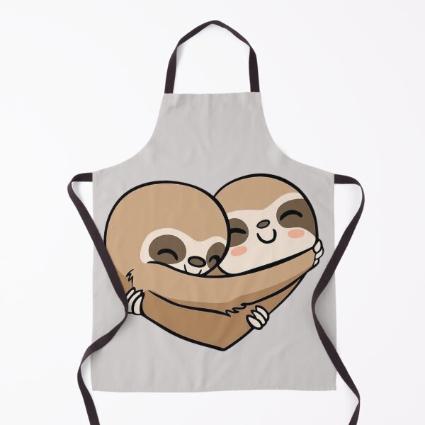 Item preview, Cute Sloths in Heart Shape – Adorable Kawaii Sloth Love Design designed and sold by RajDeals.