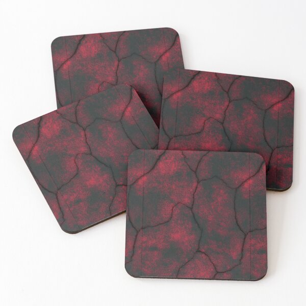 Item preview, Dark Crimson Ember Crack Pattern Art designed and sold by Piotrek0001.