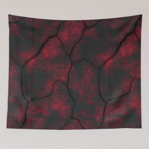 Item preview, Dark Crimson Ember Crack Pattern Art designed and sold by Piotrek0001.