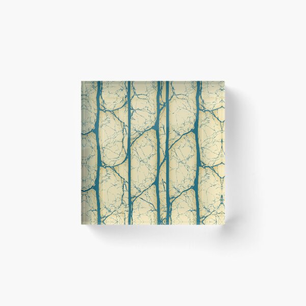 Item preview, Vertical Teal Vine Web on Gold Background designed and sold by Piotrek0001.