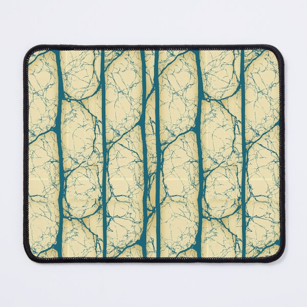 Item preview, Vertical Teal Vine Web on Gold Background designed and sold by Piotrek0001.