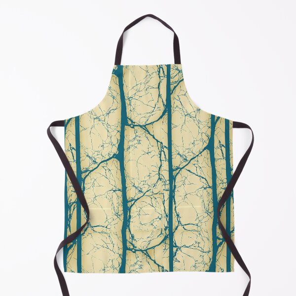 Item preview, Vertical Teal Vine Web on Gold Background designed and sold by Piotrek0001.