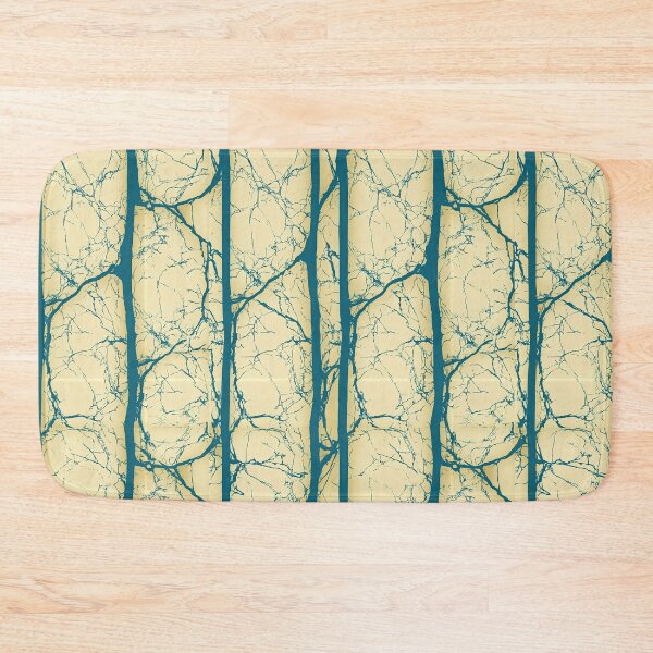 Item preview, Vertical Teal Vine Web on Gold Background designed and sold by Piotrek0001.