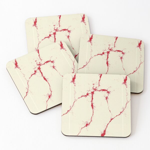 Item preview, Crimson Red Lightning on Pale Cream Art designed and sold by Piotrek0001.
