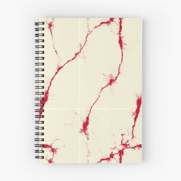 Item preview, Crimson Red Lightning on Pale Cream Art designed and sold by Piotrek0001.