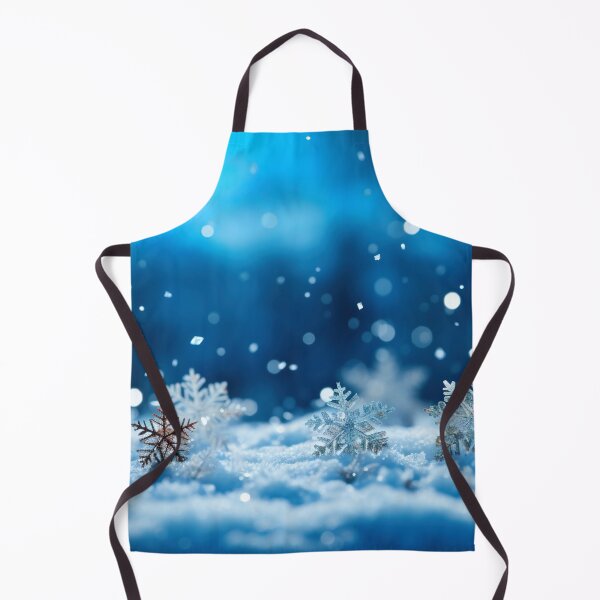 Item preview, Blue Snowflakes in Frosty Winter Glow designed and sold by GraffiTimi.