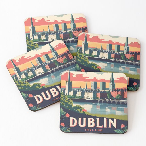 Item preview, Dublín, Irlanda, Viajes y Turismo Vintage designed and sold by TravelersGems.