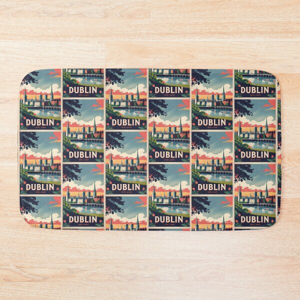 Item preview, Dublin Ireland Vintage Travel Tourism designed and sold by TravelersGems.