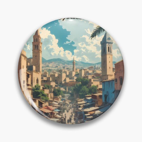 Item preview, Dreaming Marrakech Square designed and sold by JacksoonLester.