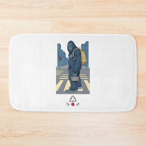 Item preview, Bigfoot Moving Day - Funny Sasquatch With Suitcase & Backpack Art T-Shirt designed and sold by Whimsy Trail Co.