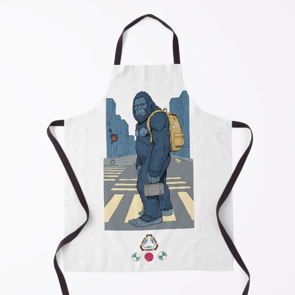 Item preview, Bigfoot Moving Day - Funny Sasquatch With Suitcase & Backpack Art T-Shirt designed and sold by Whimsy Trail Co.