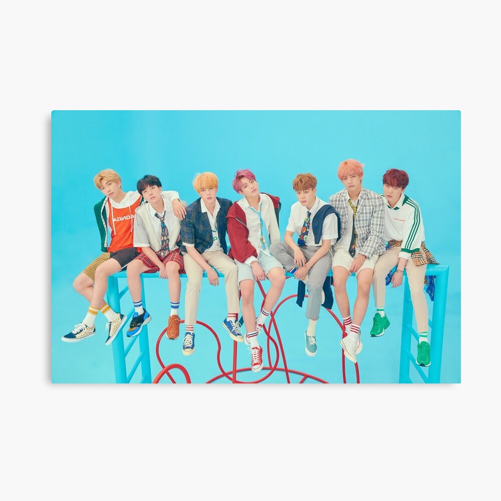 Bts Love Yourself Answer Group Photo Version F Photographic Print By Khalilahamer Redbubble