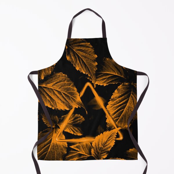 Item preview, Neon Orange Triangle in Amber Leaves designed and sold by Exodoi.