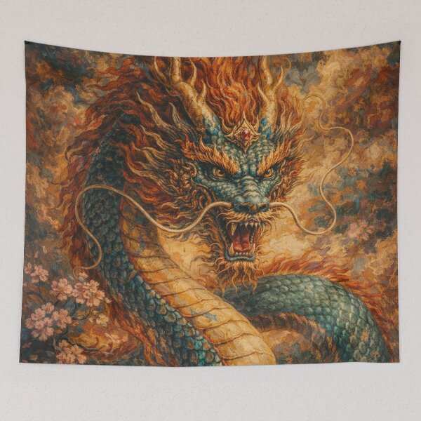 Item preview, Dragon – Legendary Mythical Creature Painting designed and sold by GalleryKauffeld.