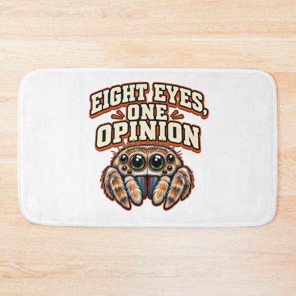 Item preview, Eight Eyes One Opinion Funny Jumping Spider designed and sold by UrbanCanvvas.