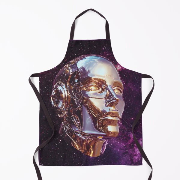 Item preview, 3d Render Of Chrome Android Face, Warm designed and sold by Checho30.