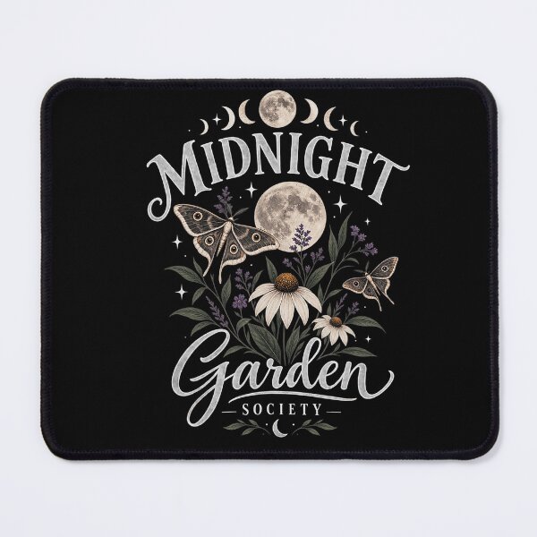 Item preview, Midnight Garden Society Celestial Moth Gothic Botanical Art designed and sold by TadeoNivar.