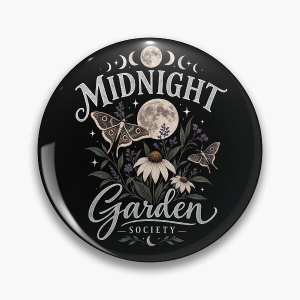 Item preview, Midnight Garden Society Celestial Moth Gothic Botanical Art designed and sold by TadeoNivar.