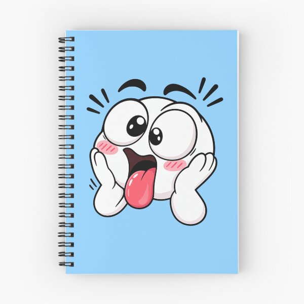 Item preview, OMG Shocked Chibi Reaction Face – Funny Minimalist Sticker designed and sold by StickyDelights.