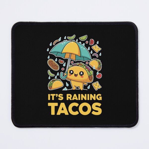Item preview, It's Raining Tacos Funny Food Lover Pun designed and sold by SofiBlair.
