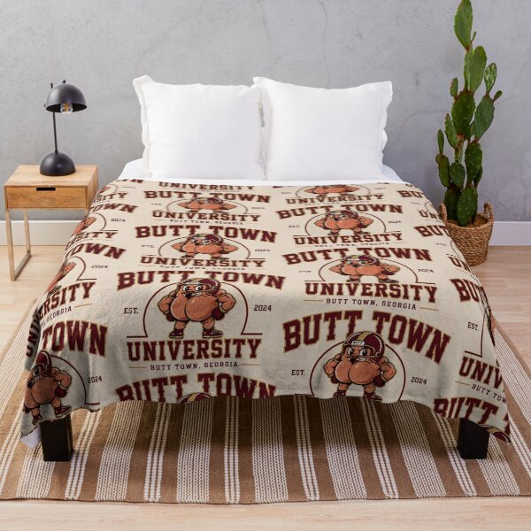 Item preview, Butt Town University Football – The Cheeks Mascot designed and sold by Pop, Culture and Stuff.