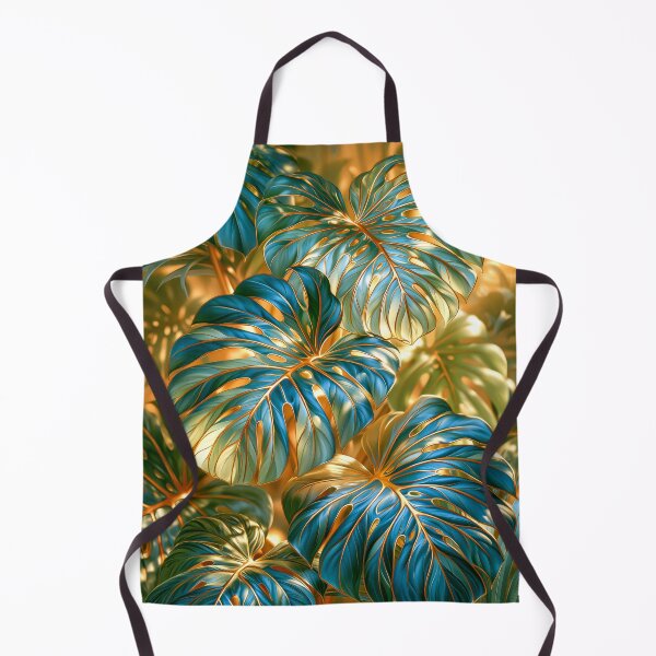 Item preview, Blue Monstera Leaves Art designed and sold by MargaretWiktor.