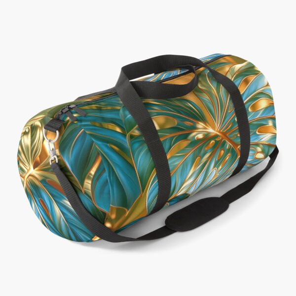 Item preview, Blue Monstera Leaves Art  designed and sold by MargaretWiktor.
