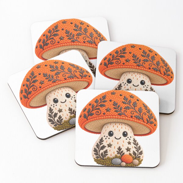 Aperçu de l'œuvre Cute Mystical Mushroom Collection créée et vendue par GGAUL.