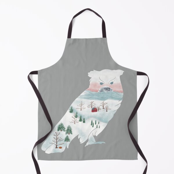 Item preview, Blueridge Owl at Moonrise - White (Quiet Magic of Nature Winter Series) designed and sold by Winooski Designs.
