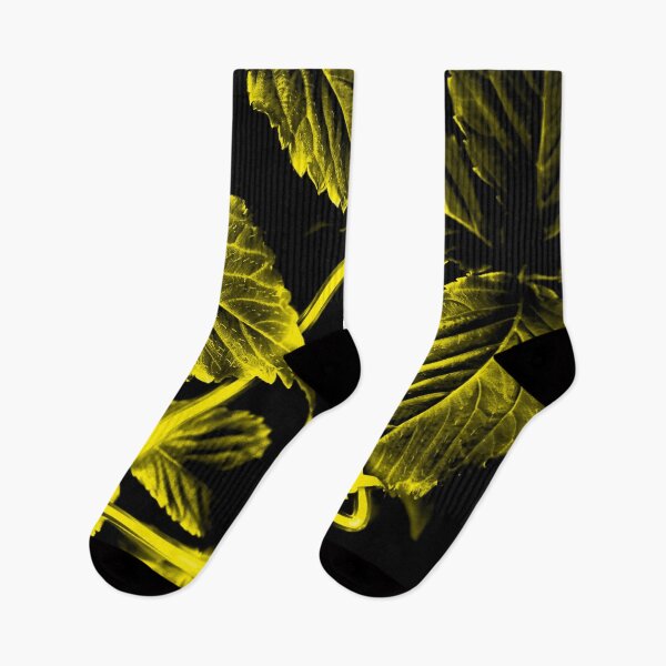 Item preview, Neon Yellow Triangle in Golden Leaves designed and sold by Exodoi.