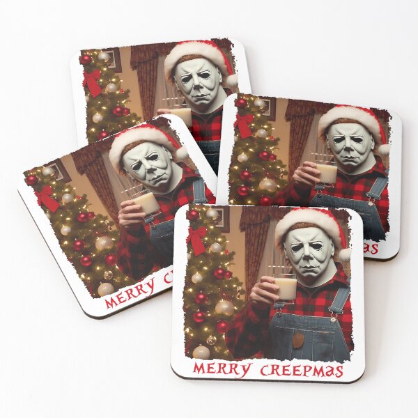 Item preview, Creepy Christmas Masked Farmer Holiday Horror Design designed and sold by AlexisFre74531.