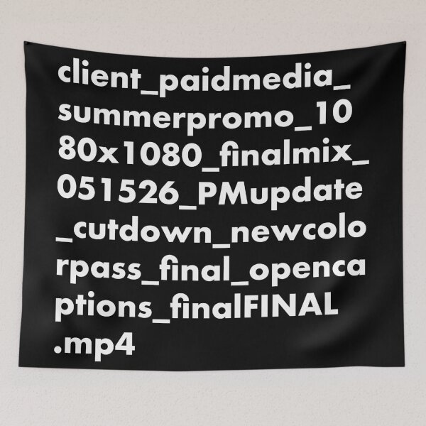 Item preview, Final deliverables designed and sold by Talking Threads.