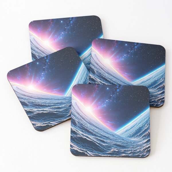 Item preview, Cosmic Energy Horizon - Sci-Fi Gamer Desk Mat & Dark Aesthetic Art designed and sold by CuteSlothWorld.