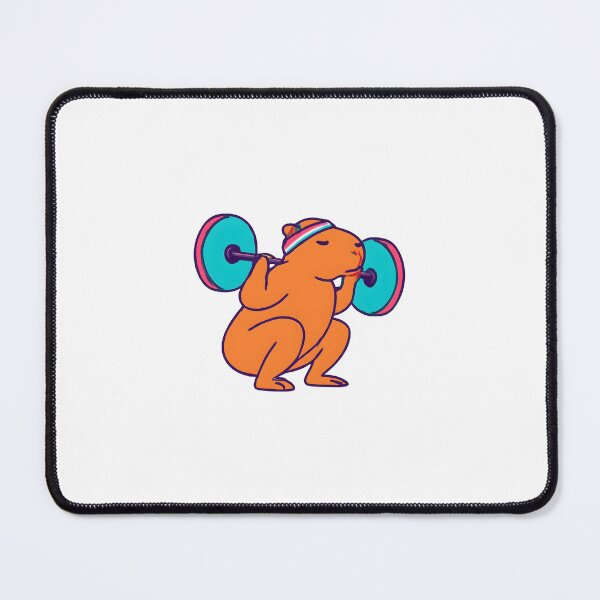 Item preview, Stay Calm And Squat On Capybara – Animal Gym Motivation Shirt designed and sold by Mouad-Doadi.