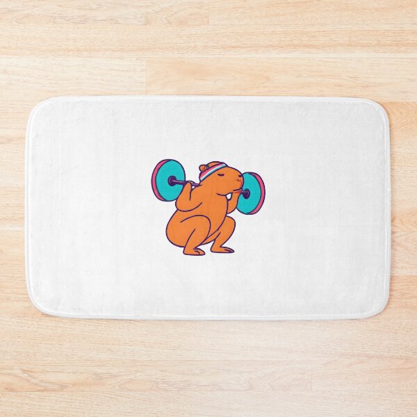 Item preview, Stay Calm And Squat On Capybara – Animal Gym Motivation Shirt designed and sold by Mouad-Doadi.