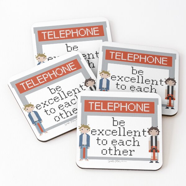Item preview, Be Excellent To Each Other Bill & Ted’s Excellent Adventure designed and sold by SparklesMakesStudio.