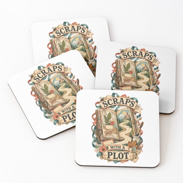 Item preview, Scraps With a Plot Storybook Collage designed and sold by UrbanCanvvas.